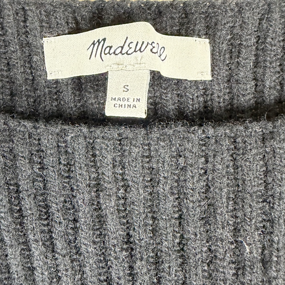 SoftWool Square-Neck Pullover Sweater S - image 3